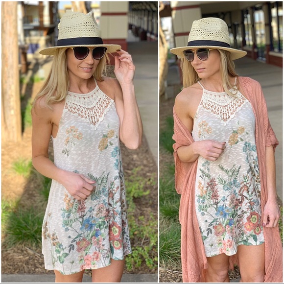 ✨LAST ONE✨SO SWEET CROCHET DRESS-TAUPE - Picture 5 of 8